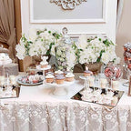 BLOSMON Faux Flower Balls Table Centerpieces, 2 Pcs, White, 14.2" Diameter - Image 2