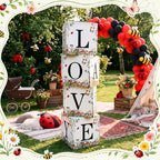 Sabary 4 Pcs Love Bug Baby Boxes Baby Shower Gift Boxes - Image 4