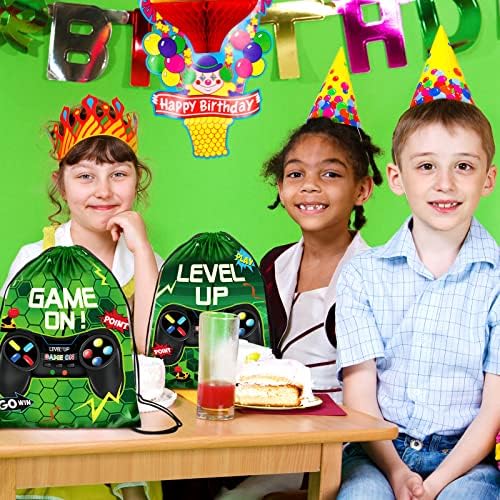 Roowest 36 Pcs Video Game Party Favor Bags for Kids, Green - Image 5