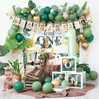 DCJHFJ Wild One Birthday Decorations for Boys Safari 1st Birthday Party - Image 3
