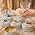 Personalized Natural Soy Wax Wedding Favor Candle Gift Set for Guest - Fall Winter Christmas Custom Dried Flower Bridal Baby Shower Gifts in Bulk (40 Pieces, Blue Flower) - Image 7