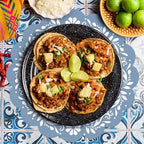 100 Pcs Blue Talavera Mexican Paper Placemats 13.5 Inch Cielito Lindo Party Decoration Disposable Scalloped Platos De Barro Mexicanos Paper Table Mat for Fiesta Wedding Baby Shower Party Decor - Image 3