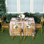 Poise3EHome Champagne Sequin Tablecloth 90×132 Inch Rectangle Sparkly Fabric Table Cloth for Birthday Wedding Party Christmas Holiday Baby Shower Decoration - Image 3