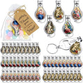 Karenhi 50 Set Baptism Party Favors for Guests Angel Keychain with Nail Clipper and Bottle Opener Baptism Favors Souvenirs Gifts with Thank You Tag Organza Bags for Baby Shower Birthday Party by Karenhi