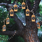 50 Sets/100pcs Compass Favor Bulk: Compass Keychain & Kraft Tags (Gold) - Image 5