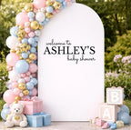 Custom Baby Shower Decal Personalized Welcome Sign Vinyl Sticker - Image 6