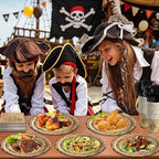 400 Pcs Disposable Pirate Tableware Set for 50 Guests - Image 5