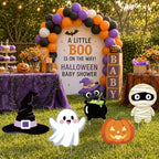 5 Pcs Halloween Baby Shower Decorations, Little Boo Photo Props - Image 6