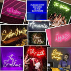 Custom Neon Sign for Wall Decor Personalized Art LED Neon Light Customizable Neon Signs Christmas Party Home Bedroom Bar Decoration Gift (HB1) - Image 6