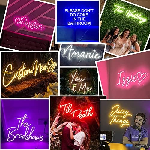 Custom Neon Sign for Wall Decor Personalized Art LED Neon Light Customizable Neon Signs Christmas Party Home Bedroom Bar Decoration Gift (HB1) - Image 6