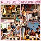 264Pcs Ice Cream Party Supplies Summer Ice Cream Bar Serves 60 Guests - Image 6