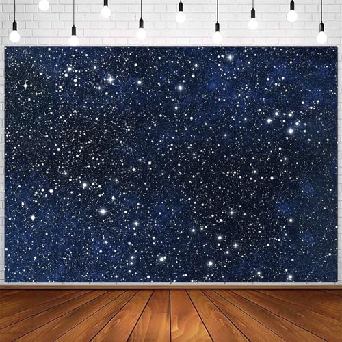 Starry Night Backdrop Stars Background Night Sky Space Backdrop 10x6.5ft by Unknown