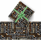 AOFUN Custom Wrapping Paper Picture Paper Gifts Paper Gifts Funny Birthday Wrapping Paper Wrapping Papper Wrapping Papper 5 Rolls 58" x 23" - Image 2