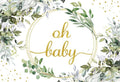 15x10ft Eucalyptus Oh Baby Shower Decorations Backdrop Green Leaves Gender Reveal Background Greenery Spring Leaf Boy Girl Baptism Party Announce Pregnancy Birthday Banner Photo Booth by ZJRBJB