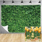 Green Leaves Backdrop - Nature Greenery Polyester Photography Background for Birthday Wedding Decor Soft Fabric Wall Banner | Baby Shower, Safari, Dinosaur Theme Photo Booth(8x6ft) by Msocio
