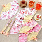 Roowest 36 Pcs Pink Cowgirl Party Favors Fans for Women, Tea Party Decor - Image 5