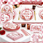 Ready to Pop Party Tableware and 16oz Disposable Cups with Lid- Serve 48 - Image 4