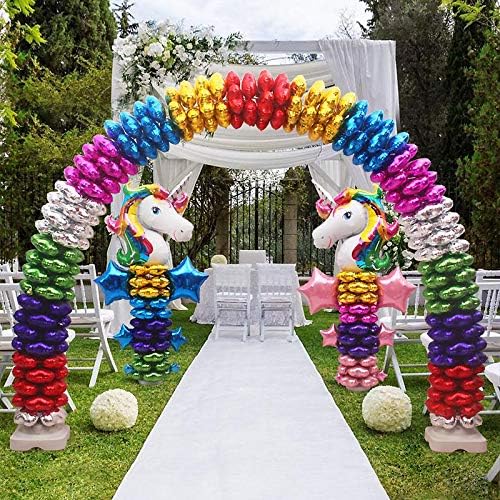 BalsaCircle 19 feet White Balloon Arch Stand Kit - Wedding Event Birthday Graduation Party Decorations Supplies - Image 5