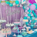 Sequin Backdrop Curtains Panels for Parties Glitter Photo Backdrop Drapes - Image 6