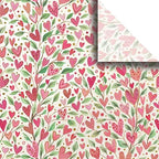Jillson & Roberts 20" x 30" Printed Gift Tissue, Love Grows Hearts (48 Folded Sheets) by JILLSONROBERTS