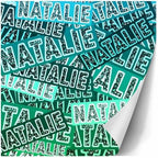 AOFUN Custom Wrapping Paper Christmas Wrapping Paper Thick Cute Birthday Wrapping Paper Personalized Wrapping Paper with Name/Text 3 Rolls 58" x 23" - Image 3
