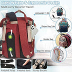 SHITIESHOU Diaper Bag Backpack Baby Bag, Baby Girl Boy Diaper Bag for Dad Mom with Pad, 16 Pockets, Pacifier Case, Large Diaper Bags Unisex for Travel (Colorful) - Image 5