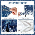 Serencatcher 7.2ft Denim & Diamonds Arch Backdrop Cover Arch Covers - Image 3