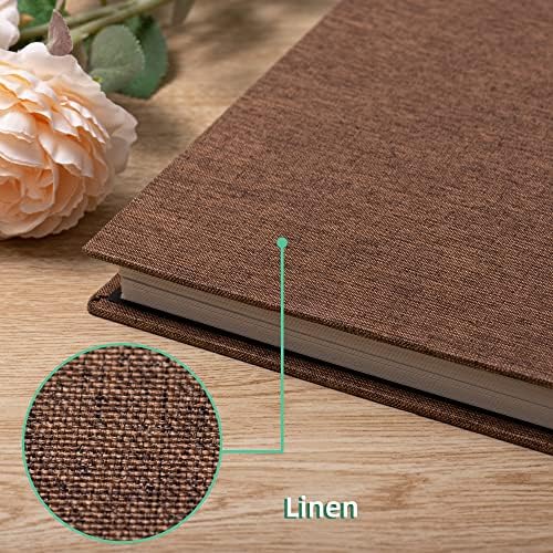 Large Photo Album Scrapbook, Holds 4x6, 8x10 Pictures, Self-Adhesive Pages for Baby, Wedding, Travel & Family Memories, Includes Metallic Pen & Scraper, DIY Memory Book for Gifts 11" X 10.8" 60 Pages - Image 4