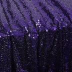Poise3EHome Purple Sequin Tablecloth 90×132 Inch Rectangle Sparkly Fabric Table Cloth for Birthday Wedding Halloween Party Holiday Decoration - Image 4