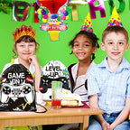 Roowest 36 Pcs Video Game Party Favor Bags for Kids, Black, White - Image 5