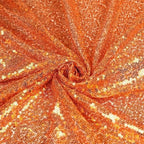 Eternal Beauty Orange Sequin Backdrop Curtains, 4 Panels 2x8FT - Image 7