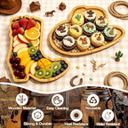 Western Birthday Party Decorations Wooden Hat Boot Charcuterie Boards Trays - Image 5