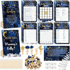 Funnymoom 426 Pcs Baby Shower Games, Twinkle Star Theme, 8 Activities by Funnymoom