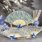 Roowest 36 Pcs Capri Lemon Folding Fans Bulk, Amalfi Coast Wedding Favors - Image 5
