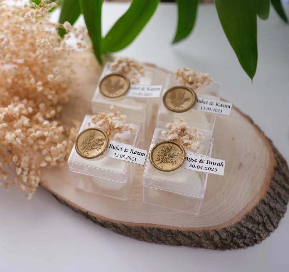 10 Pcs Scented Bubble Candles Personalized Wedding Candle Favors Gift for Guest, Bridal Shower Baby Shower, Custom Flower Bulk Candles, Engagement - Image 4