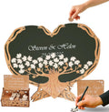 Personalized Maple Tree Guest Book Alternative for Rustic Boho Wedding by Handmade