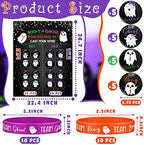 Deekin 101 Pcs Halloween Gender Reveal Party Supplies, Ghost Voting Poster - Image 2