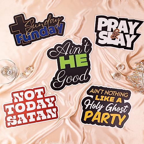 (Church Pack) Elevate Your Photo Booth Experience with Durable & Waterproof Photo Booth Props - Perfect for Weddings, Birthdays, & Photo Booth Businesses - PVC Foamboard Photo Props - Image 2