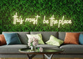 32×8 Inch Large This Must Be The Place Neon Signs by Raipile