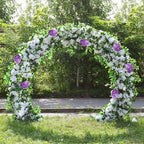 AVIVIHO 65pcs Lavender Fake Flowers Hydrangea Artificial Flowers Bluk (Not Squished, No Steaming Need) Hydrangeas Silk Flowers with Stems for Home Weddings,Table Centerpieces,Party Arch Decorations - Image 6