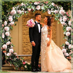 Riceshoot 4 Pcs 26 ft Artificial Flower Garland Eucalyptus,Pink - Image 5