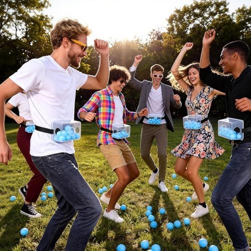 6 Sets Funny Baby Shower & Bridal Shower Games - Hilarious Activities, Perfect Ice Breakers, Ping Pong Twerk Challenge (Blue) - Image 7