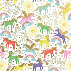 Jillson Roberts Gift Wrapping Paper, Unicorn (8 Rolls 5ft x 30in) by JILLSONROBERTS