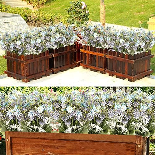 Artificial Flowers Wildflowers Silk Daisy Spring Fake Daisies Decoration Summer UV Resistant Colorful Mixed Bundles Faux Greenery Outdoor Plant Stem Filler for Home Decor Indoor Floral Arrangements - Image 7