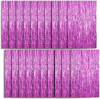 20 Pack Foil Curtain Backdrop Metallic Tinsel Foil Fringe Curtains Photo Booth Props for Birthday Wedding Engagement Baby Shower Bachelorette Christmas Holiday Celebration Party Decorations by KEJ