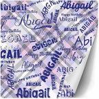 AOFUN Personalized Name Gift Funny Birthday Wrapping Paper Mens Wrapping Paper Gift Wrap Funny Unique Wrapping Paper Love Wrapping Paper 5 Rolls 58"" x 23"", Style 18 - Image 3