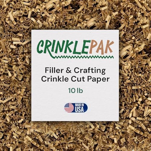 10LB Kraft Crinkle Paper Filler USA Made by CrinklePak