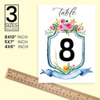 Wedding Design Table Number Cards Double Sided Party Table Numbers for Reception Baby Shower Anniversary Birthday Bridal Party 4x6 100 Pcs - Image 4