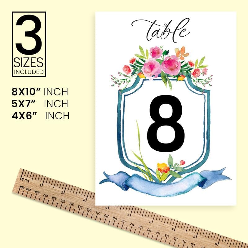 Wedding Design Table Number Cards Double Sided Party Table Numbers for Reception Baby Shower Anniversary Birthday Bridal Party 4x6 100 Pcs - Image 4