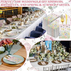 Potchen 100 Pcs Linen Feel Napkins Disposable, Hummingbird - Image 5